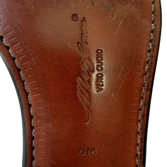 MEZLAN Kiltie Tassel Handcrafted Santander Loafer Calfskin Leather High Shine 8 - Picture 12 of 13